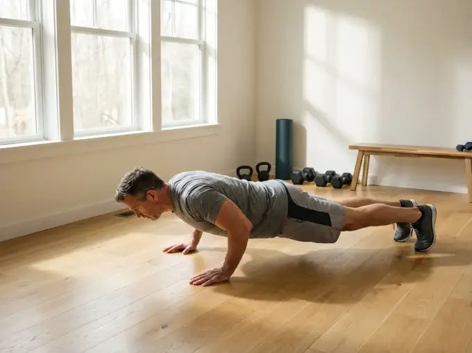 Man maintaining an active routine on testosterone therapy